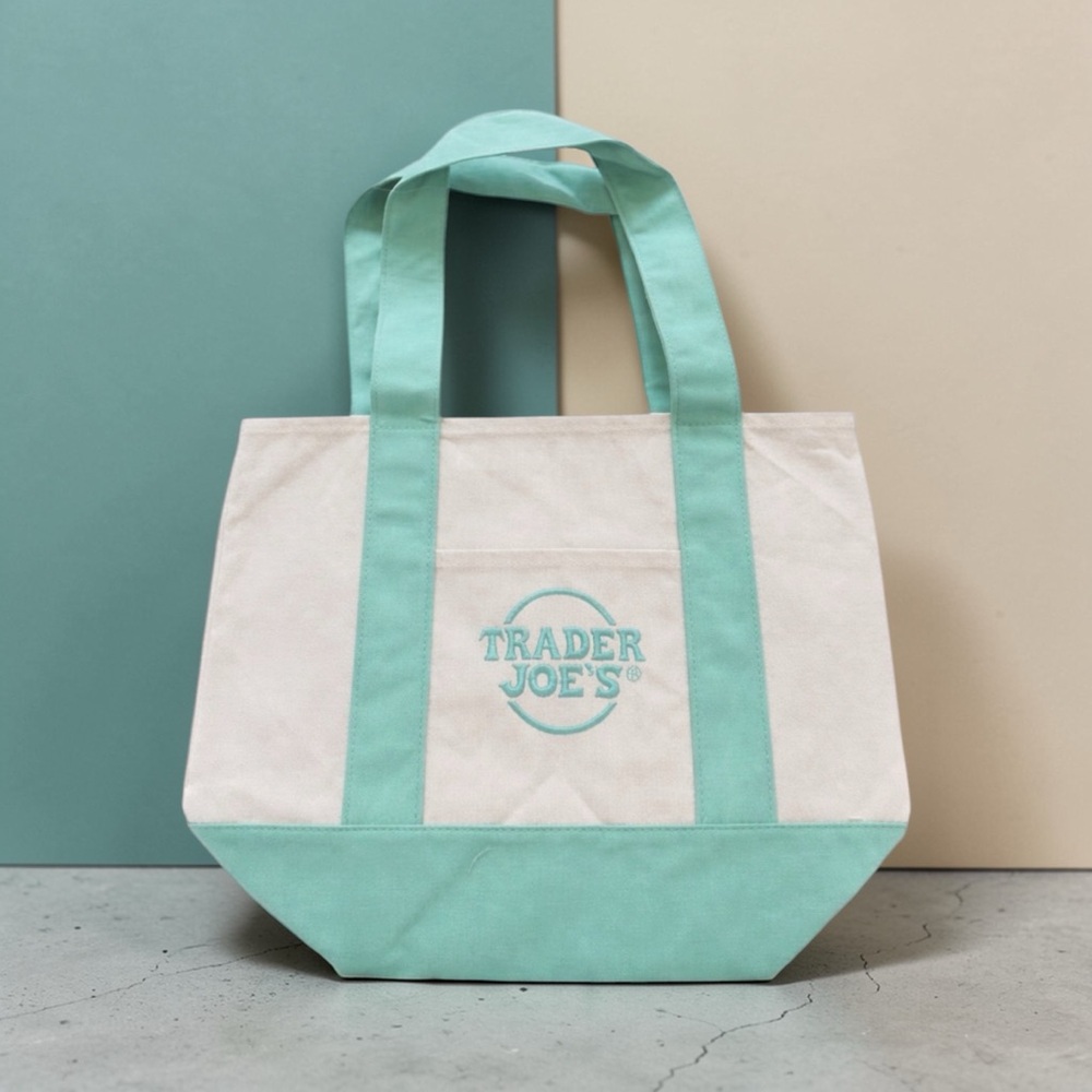Mint & Cream Mini Tote Bag